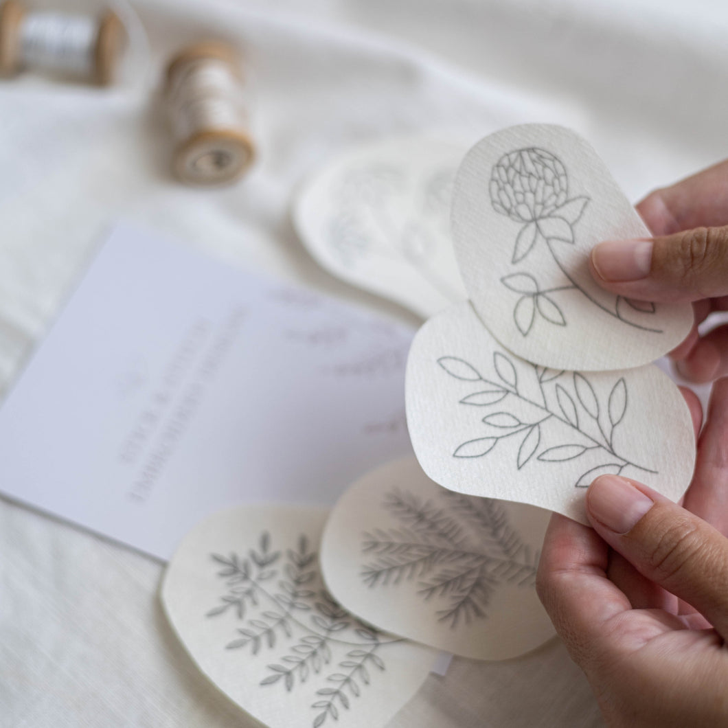 Stick & Stitch Botanical Embroidery Designs by Tusk and Twine