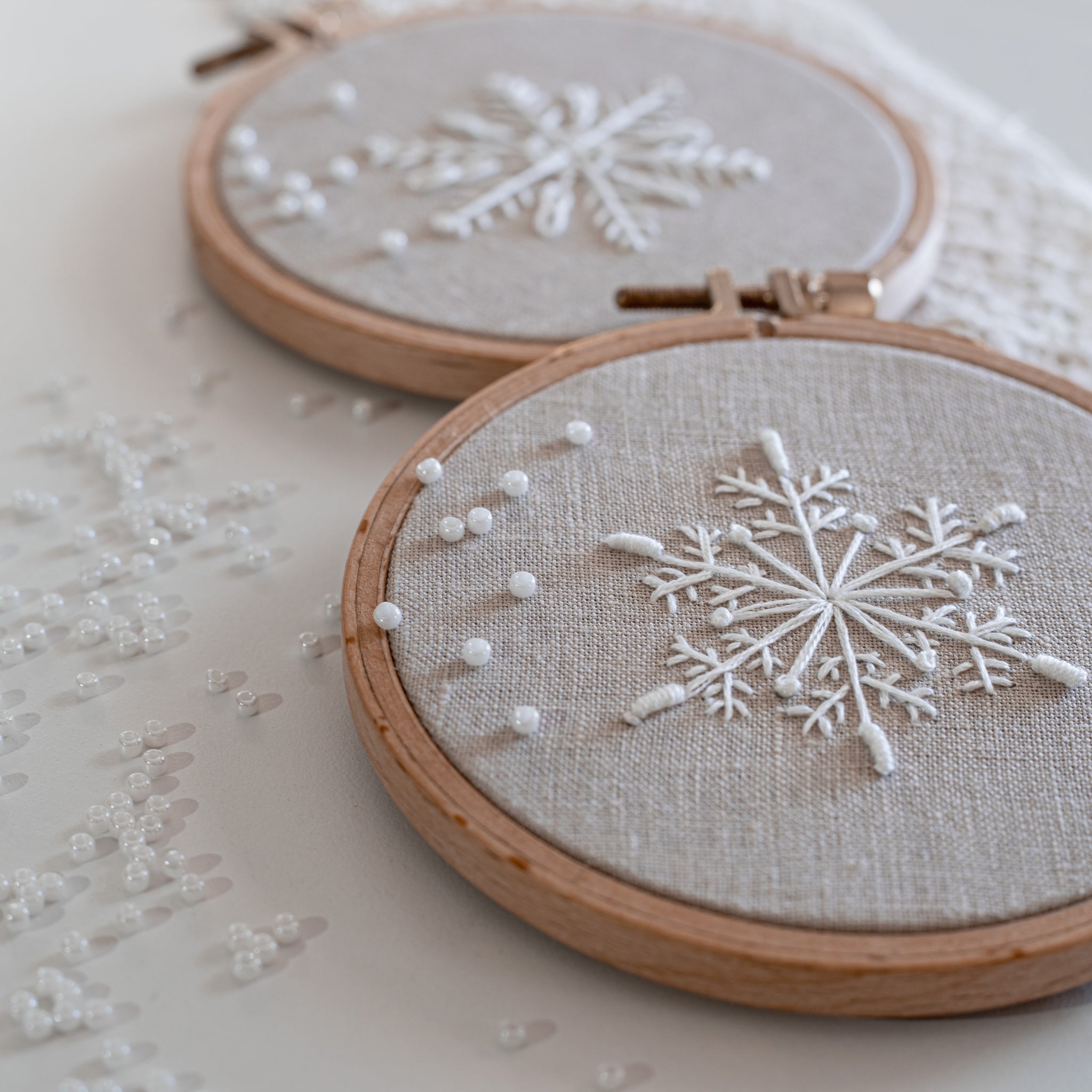 Genniewren Designs Mini Snowflakes Design Set 1 Machine Embroidery
