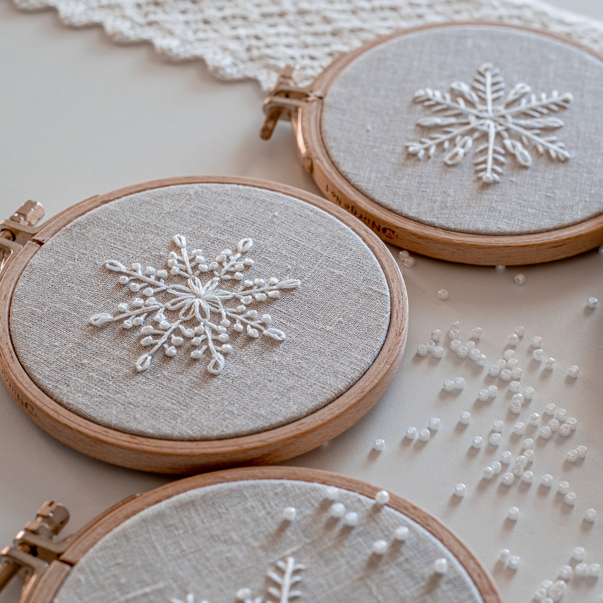 Mini Snowflake Stick & Stitch Embroidery Patterns — Olmsted